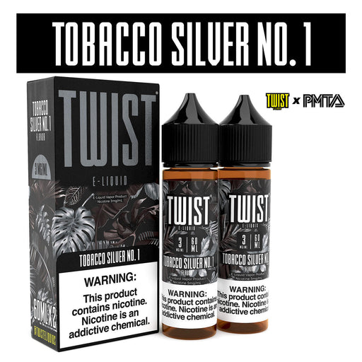 TWIST Menthol & Tobacco Premium E-Liquid 60ml 2pk