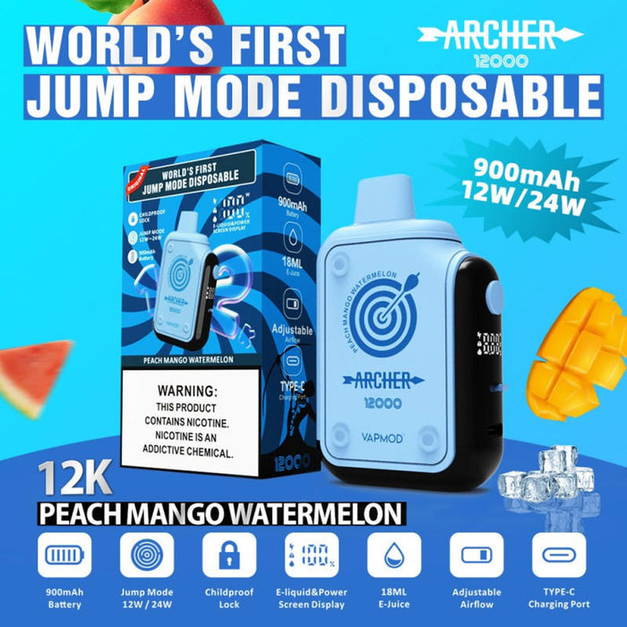 VAPMOD Archer 12000 Disposable Vape