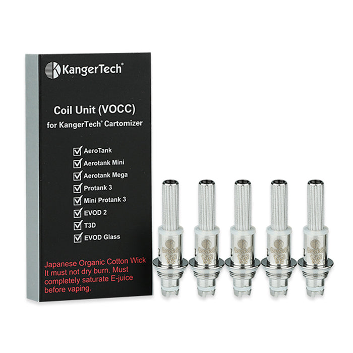 Kanger VOCC Vertical Dual Coils 5pk